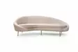 3-istuttava sohva, beige, 255 cm x 120 cm x 85 cm, kestävä, mukava - Sohvat - 8683342766517 - 5