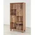 Kirjahylly Atlantic Pine - 100% Melamiinipinnoitettu Lastulevy, 18 mm, Puujalat, UV-suoja, 80x152x36 cm - Kirjahyllyt - 8681875322927 - 2