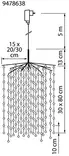 Elemento valokoriste 300 led/80 cm ip44 tuotekuva 2=20 - Valokoristeet ja valohahmot - 6435200266767 - 5