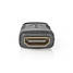 HDMI -sovitin | HDMI Micro | HDMI Ulostulo | Kullattu | Suora | ABS-Muovi | Musta | 1 kpl | Laatikko - Videoliittimet ja plugit - 5412810289967 - 4