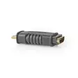HDMI -sovitin | HDMI Micro | HDMI Ulostulo | Kullattu | Suora | ABS-Muovi | Musta | 1 kpl | Laatikko - Videoliittimet ja plugit - 5412810289967 - 1