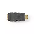 HDMI -sovitin | HDMI Micro | HDMI Ulostulo | Kullattu | Suora | ABS-Muovi | Musta | 1 kpl | Laatikko - Videoliittimet ja plugit - 5412810289967 - 30