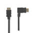 High Speed HDMI Kaapeli Ethernet | Oikea Hooked HDMI -liitin | HDMI liitin | 4K@30Hz | 10.2 Gbps | 1.50 m | Pyöreä | PVC | Musta | Kirjekuori - HDMI-kaapelit - 5412810264667 - 3