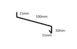Ikkunapelti 100mm 2m ruskea Warma - Ikkunan vesipellit - 6430070620367 - 2