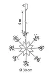 Ikkunat=C3=A4hti Pulse 30cm IP44, Airam - Valokoristeet ja valohahmot - 6435200280237 - 3