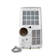 SmartLife 3-in-1 Ilmastointilaite | Wi-Fi | 16000 BTU | 140 m³ | Kosteudenpoisto | Android / IOS | 3 nopeusasetusta | 65 dB | Valkoinen - Tuulettimet ja ilmastointilaitteet - 5412810333707 - 7