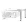 Jalusta Pesukoneelle / Kuivausrummulle | Lanka kori | 200 kg | Valkoinen - Varaosat - 5412810302147 - 41