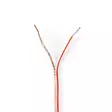 Kaiutinkaapeli | 2 x 0.75 mm² | CCA | 15.0 m | Pyöreä | PVC | Läpikuultava | Kääre - Audiokaapelit - 5412810312467 - 1