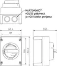 Katko IsoSafe turvakytkin väännin KUM 322 3x32 A 400 V 15 kW aurinkovoimaloille - Kaapelit ja asennustarvikkeet - 6419410268117 - 2
