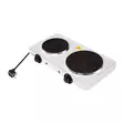 Keittolevy 2 os. 2500W valkoinen Adler - Uunit ja liedet - 5908256834477 - 4