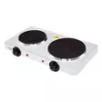 Keittolevy 2 os. 2500W valkoinen Adler - Uunit ja liedet - 5908256834477 - 1
