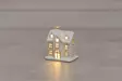 Keramiikka talo led valoilla 10 cm - Valokoristeet ja valohahmot - 6410416309057 - 2