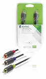 Komponenttivideokaapeli 3x RCA Uro - 3x RCA Uro 2 m Harmaa - HDMI-kaapelit - 5412810226597 - 1