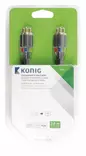 Komponenttivideokaapeli 3x RCA Uro - 3x RCA Uro 2 m Harmaa - HDMI-kaapelit - 5412810226597 - 4
