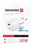 Laturi pika USB-C + USB PD Gan Swissten - Verkkolaturit - 8595217479777 - 3