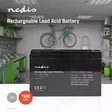 Lyijyakku | Lyijyhappo | Ladattava | 12 V | 7200 mAh - Auton akut ja pienakut - 5412810284177 - 5