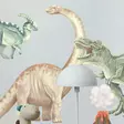 Pastelowe Dinosaurukset I -sisustustarra 11kpl 10-83cm, vihreä/ruskea - Sisustustarrat ja tapetit - TN-226977 - 5