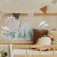 Pastelowe Dinosaurukset I -sisustustarra 11kpl 10-83cm, vihreä/ruskea - Sisustustarrat ja tapetit - TN-226977 - 3