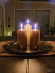 Pöytäkynttilä kulta 14cm 20h - Kynttilät ja lyhdyt - 8719987653377 - 4