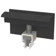 Railock Clickfix musta päätykiinnike aurinkopaneeleille, joiden kehyskorkeus 30mm - Paneelien telineet ja kiinnikkeet - 6438014357997 - 1