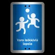 Sekure 2 mm 20x30 cm "Varo leikkiviä lapsia" alumiinikyltti - Opaste- ja varoituskyltit - 6438014353647 - 2