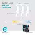 SmartLife Jouluvalot | Verho | Wi-Fi | Lämpimästä kylmään valkoiseen | 200 LED's | 3.00 m | Android / IOS - Koristevalot - 5412810404407 - 10
