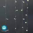 SmartLife Jouluvalot | Verho | Wi-Fi | Lämpimästä kylmään valkoiseen | 200 LED's | 3.00 m | Android / IOS - Koristevalot - 5412810404407 - 1