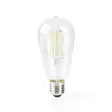 SmartLife LED Filamenttilamppu | E27 | 500 lm | 5 W | Lämmin Valkoinen | 2700 K | Lasi | Android / IOS | ST64 | 1 kpl - Valonlähteet - 5412810313907 - 10