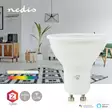 SmartLife RGB Lamppu | GU10 | 345 lm | 4.70 W | Lämpimästä kylmään valkoiseen / RGB | 2200 - 6500 K | Android / IOS | Spot | 1 kpl - Valonlähteet - 5412810414437 - 5
