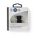 Stereoäänisovitin | 2x RCA Naaras | 2x RCA Naaras | Kullattu | Suora | ABS-Muovi | Antrasiitti | 1 kpl | Laatikko - Audioadapterit - 5412810265527 - 66