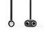 Stereoäänikaapeli | 3.5 mm uros | 2x 3.5 mm naaras | Niklattu | 0.20 m | Pyöreä | Laatikko - Audiokaapelit - 5412810288137 - 2
