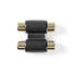 Stereoäänisovitin | 2x RCA Naaras | 2x RCA Naaras | Kullattu | Suora | ABS-Muovi | Antrasiitti | 1 kpl | Laatikko - Audioadapterit - 5412810265527 - 6