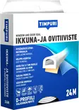 Tiiviste Timpuri D 24 m valkoinen - Ikkuna- ja ovitiivisteet - 6418091706437 - 1