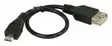 USB 2.0 Kaapeli Micro B-Uros - USB A Naaras 0.20 m Musta - USB-kaapelit - 5412810187447 - 30