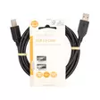 USB kaapeli | USB 2.0 | USB-A Uros | USB-B Uros | 10 W | 480 Mbps | Niklattu | 2.00 m | Pyöreä | PVC | Musta | Label - Tietokone ja verkko - 5412810421497 - 66