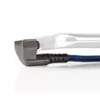 USB kaapeli | USB 2.0 | USB-A Uros | USB-C Uros | 480 Mbps | Kullattu | 2.00 m | Pyöreä | Nailon / Punottu | Musta / Sininen | Laatikko kannella ja ikkunalla - Tietokone ja verkko - 5412810327157 - 47