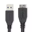 USB kaapeli | USB 3.2 Gen 1 | USB-A Uros | USB Micro-B Uros | 5 Gbps | Niklattu | 0.50 m | Pyöreä | PVC | Musta | Label - Tietokone ja verkko - 5412810421947 - 1