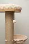 Viksu kissan kiipeilypuu beige, 3 petiä ja pesä 178cm - Kiipeilypuut ja raapimatolpat - 6417783170907 - 5