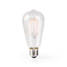 SmartLife LED Filamenttilamppu | E27 | 500 lm | 5 W | Lämmin Valkoinen | 2700 K | Lasi | Android / IOS | ST64 | 1 kpl - Valonlähteet - 5412810313907 - 3