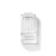 RJ45-liitin | RJ45 Pass Through | Monisäikeinen UTP CAT5 | Suora | Kullattu | 10 kpl | Polycarbonate | Läpikuultava | Laatikko - Tietokone ja verkko - 5412810424757 - 30