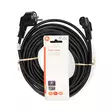 Sähköjohto | Suko Uros | IEC-320-C13 | Kulma | Kulma | Niklattu | 10.0 m | Pyöreä | PVC | Musta | Label - Virtakaapelit ja liittimet - 5412810425037 - 66