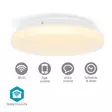SmartLife Kattovalo | Lämpimästä kylmään valkoiseen / RGB | Pyöreä | Halkaisija: 260 mm | 1820 lm | 2700 - 6500 K | IP44 | Android / IOS - Valaisimet - 5412810454297 - 1