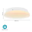 SmartLife Kattovalo | Lämpimästä kylmään valkoiseen / RGB | Pyöreä | Halkaisija: 260 mm | 1820 lm | 2700 - 6500 K | IP44 | Android / IOS - Valaisimet - 5412810454297 - 55