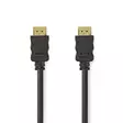 High Speed HDMI Kaapeli Ethernet | HDMI liitin | HDMI liitin | 4K@60Hz | ARC | 18 Gbps | 3.00 m | Pyöreä | PVC | Musta | Label - HDMI-kaapelit - 5412810454617 - 1