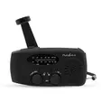 Hätäradio | Pöytämalli | AM / FM | Akkukäyttöinen / Käsiveivi / USB Virta | Musta - Radiot ja MP3/4-soittimet - 5412810471447 - 10