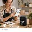Printer | Inkless Printing | Black / White | Bluetooth | 200 DPi | Labels / Stickers | Mobile Photography | Black - Nedis tuotteet - 5412810481477 - 5