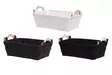 Huopakori puukahvoilla 34 cm - Säilytyslaatikot ja korit - 6410416104867 - 1