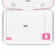 Kannettava 9" DVD-soitin USB-kuulokkeilla ja kiinnikkeellä Pinkki - Televisiot ja mediatoistimet - 8711902037897 - 30