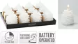 Led kynttilä käpy valkoinen 13cm paristokäyttöinen ajastimella lämmin valkoinen valo tunnelmaan - Led-kynttilät ja lyhdyt - 8720573755887 - 1