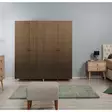 Abstrakti Moderni Vaatekaappi - Sonoma Tammi, 100% Melamiinipinnoitettu, 180x192x52 cm, Useita Hyllyjä, Lisäsäilytys - Vaatekaapit - 8681875404777 - 3